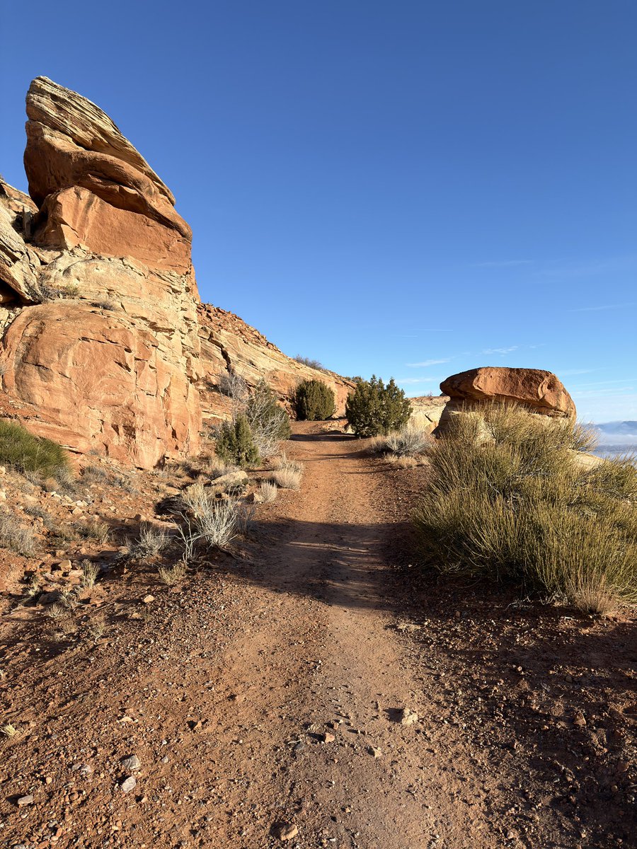 some morning fog in the colorado national monument