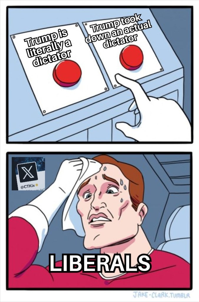 CTKIX's tweet image. Meanwhile, displaced Venezuelans globally are rejoicing. 
A single term President is going to be purgatory for liberals. 
What would liberals say if he did this to Israel?