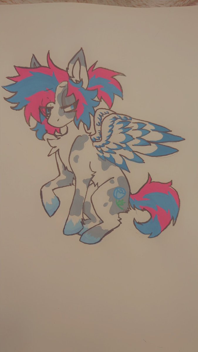 ProbablyACat1's tweet image. Bluerose momentt