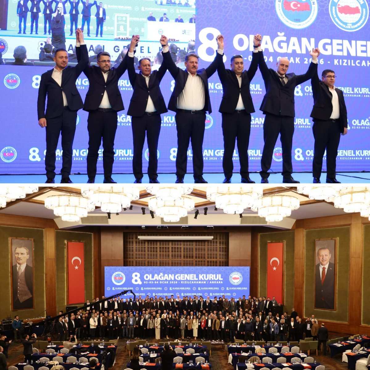 8. Olağan Genel Kurulumuz Ankara Kızılcahamam’da gerçekleştirildi ve yönetimimiz Genel Kurul Delegelerinin güçlü desteğiyle güven tazeledi.

Birlik Haber-Sen Genel Merkezi olarak bir kez daha vurguluyoruz: Basın Yayın ve İletişim Hizmet Kolundaki tüm çalışanlarımızın emeğini ve