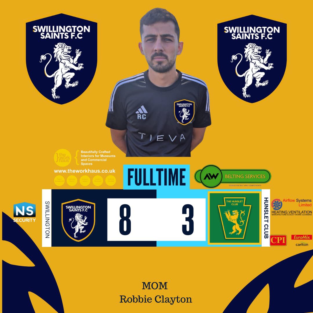 RESULT

High scoring game but 3 points none the less. 

MOTM: Robbie Clayton

Goals:
⚽️⚽️⚽️Lee Turner
⚽️⚽️Jack Witcher
⚽️ Joe Gill
⚽️Dave Bell
⚽️Freddie Senior

#UpTheSwilly