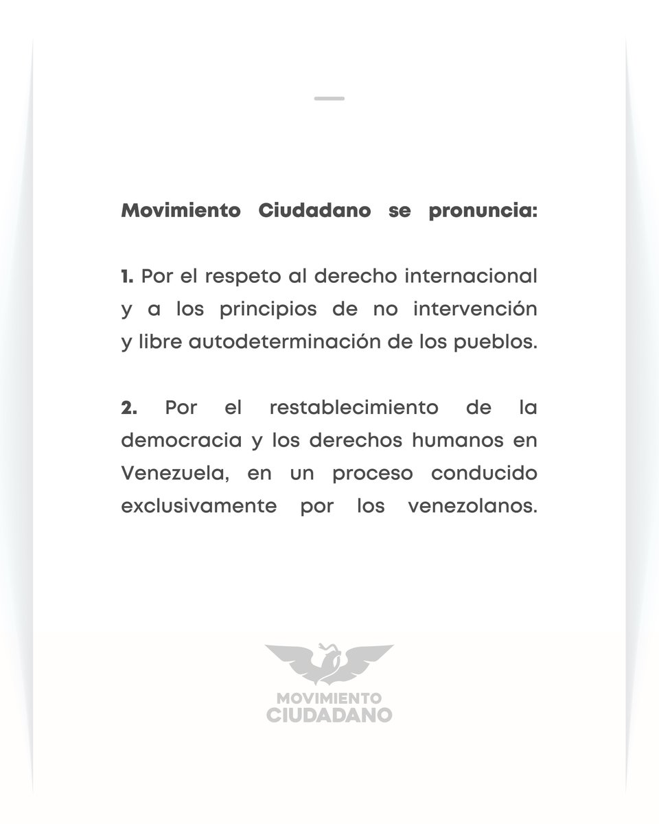 MovCiudadanoMX's tweet image. Sobre lo que ocurre en Venezuela: