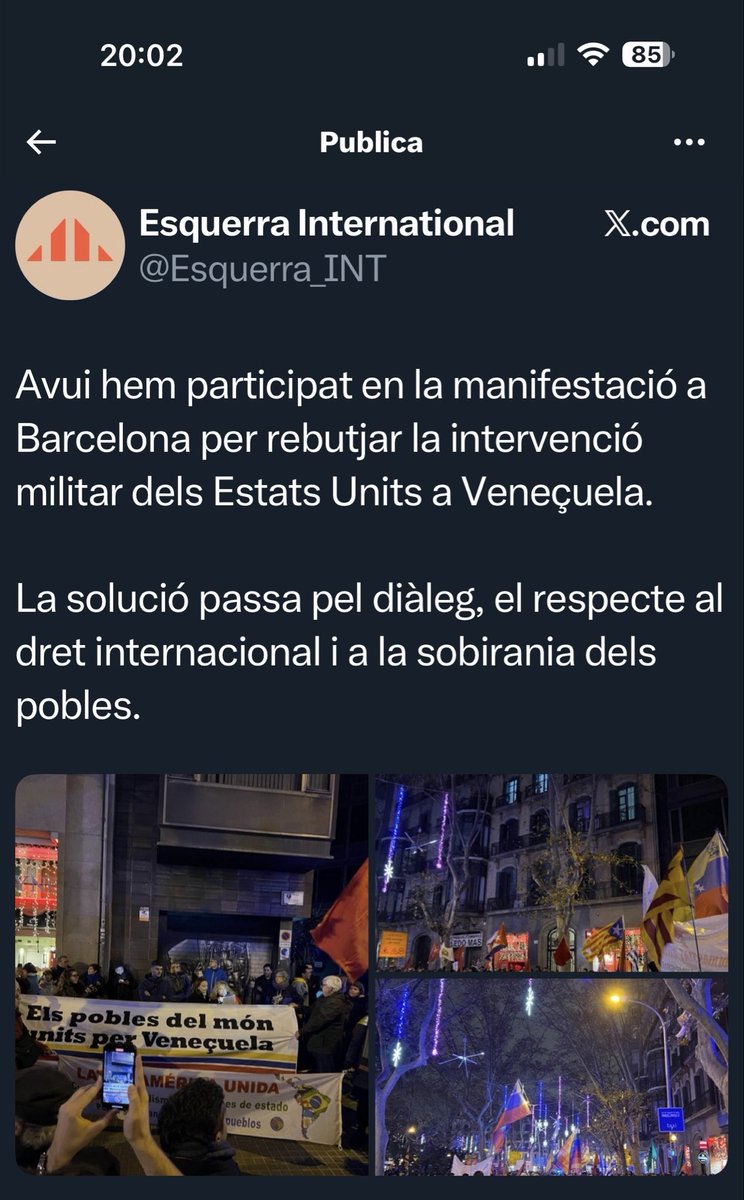 Guaita tu…! els d’<a href="/Esquerra_ERC/">Esquerra Republicana</a> defensant “…el respecte al dret internacional i la sobirania dels pobles”;
Però quan s’havia de defensar el dret a l’autodeterminació de Catalunya -reconegut internacionalment- i aplicar el resultat del referèndum -validat pel poble sobirà-, les