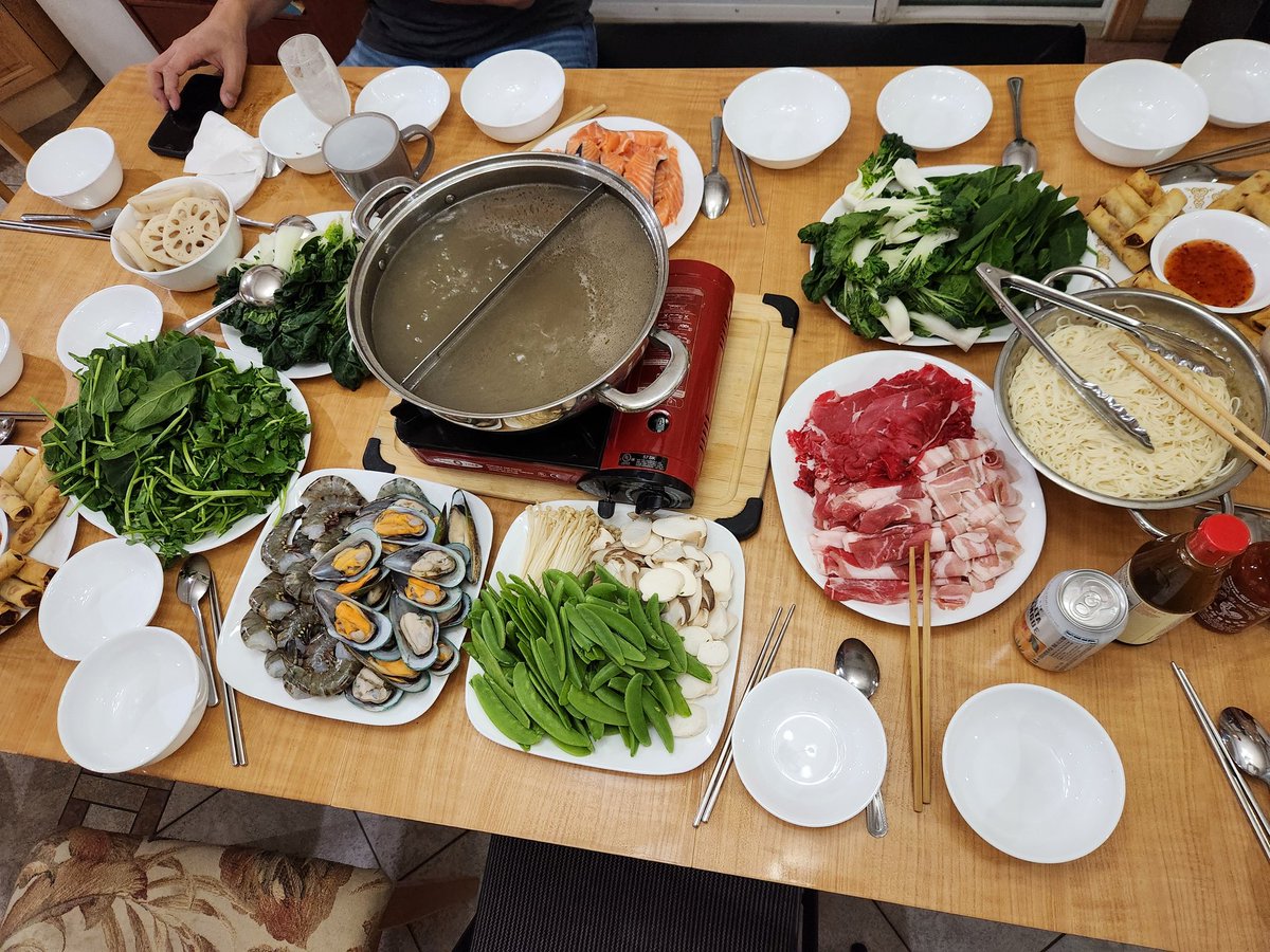 Honestly, hotpot at home has to be one of my favorite things to prepare with my family. Comfy vibes, warm food, especially for the winters we have. Its a nice time.