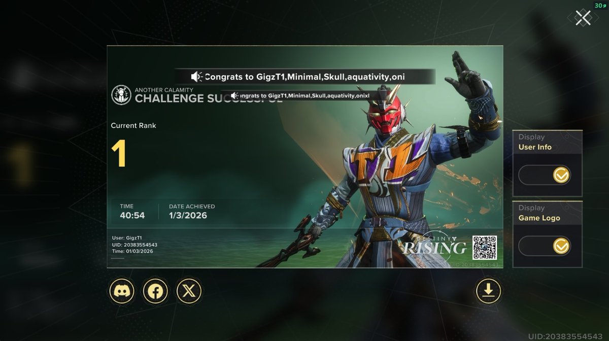 Gigz's tweet image. WORLDS FIRST DESTINY RISING CROTA'S END LET'S FUCKING GO!!!!!!!!!!!!!!