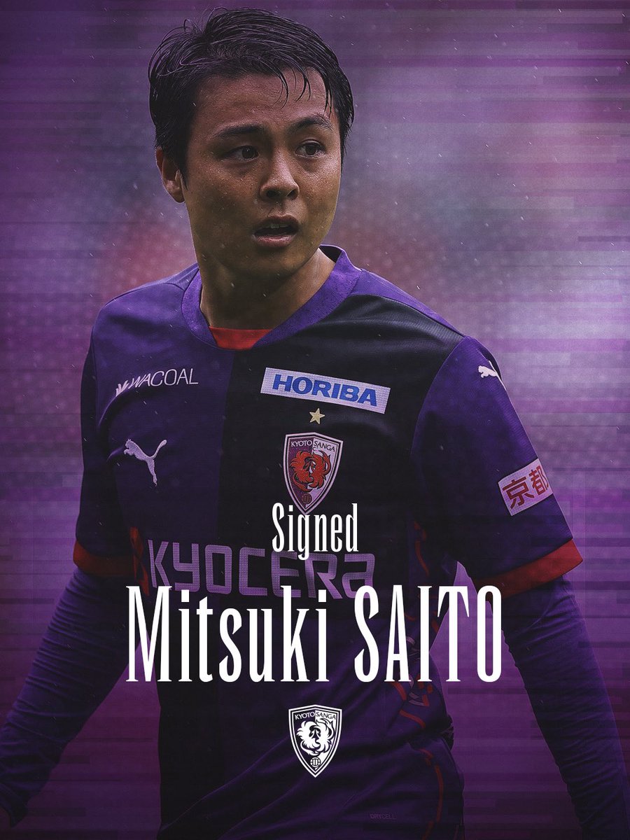 sangafc's tweet image. 【ニュースリリース】
齊藤未月選手 ヴィッセル神戸より完全移籍加入のお知らせ

🟣齊藤選手のコメントはこちら
sanga-fc.jp/news/detail/20…

#sanga #京都サンガ