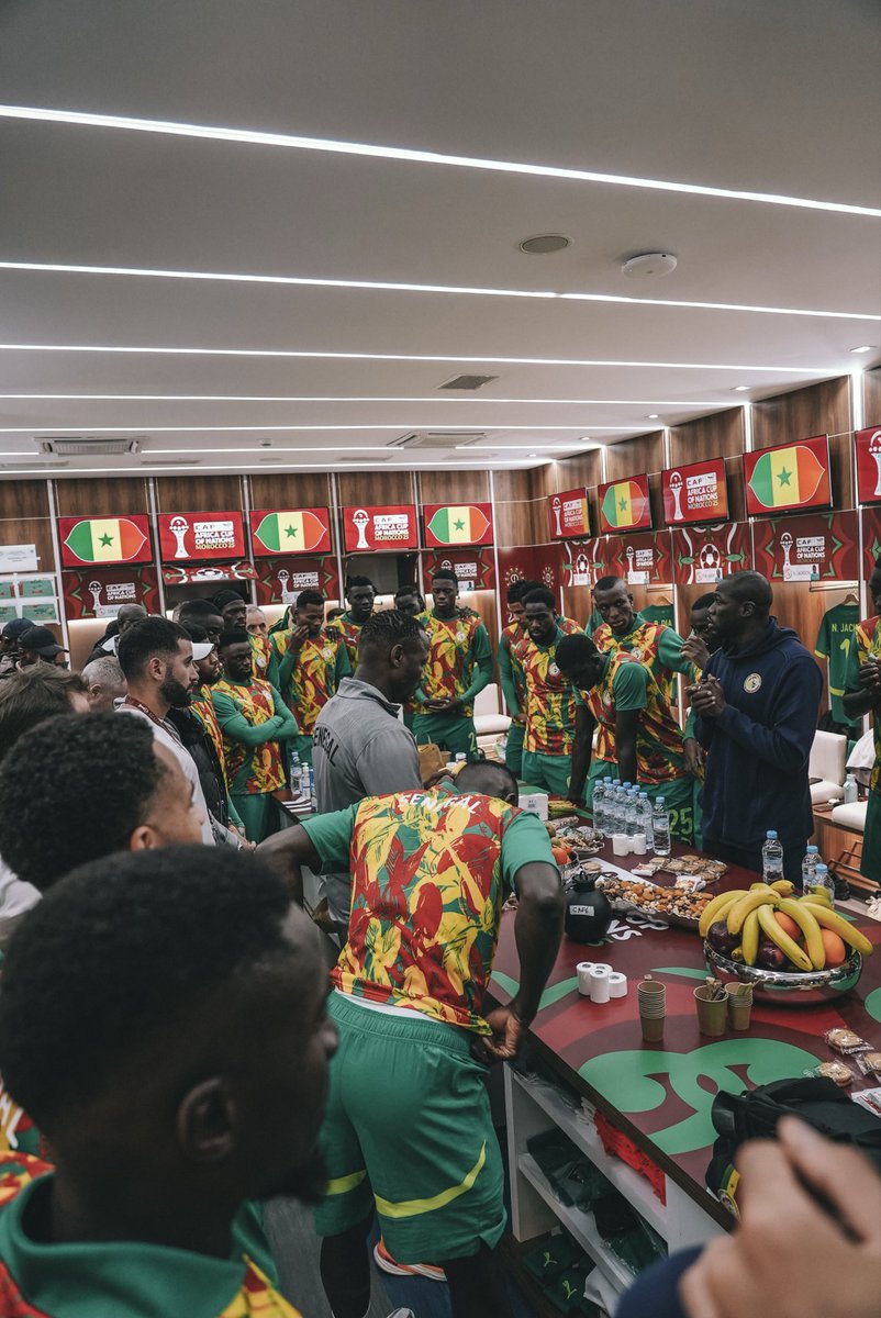 kkoulibaly26's tweet image. Team Spirit 💪🏿

🇸🇳 #SENSDN 3-1 🇸🇩 #AFCON2025 #KK