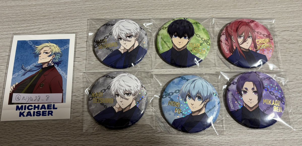 交換 讓渡 ブルーロック エゴイスト展 ぱしゃこれ 缶バッジ 特典