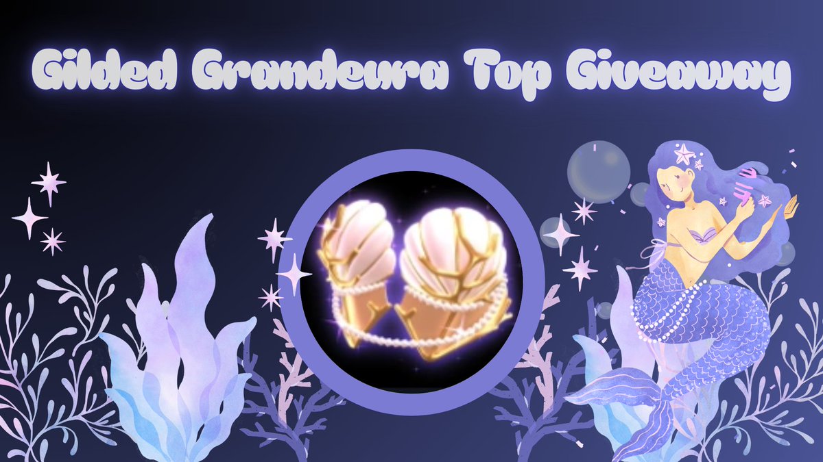 Giving away 1x Gilded Grandeura Top!
To enter just:
-Follow
-Like

Ends 4pm AEDT 5th January
Winner will be announced 1-2 hours later!

Good luck!🧜‍♀️
