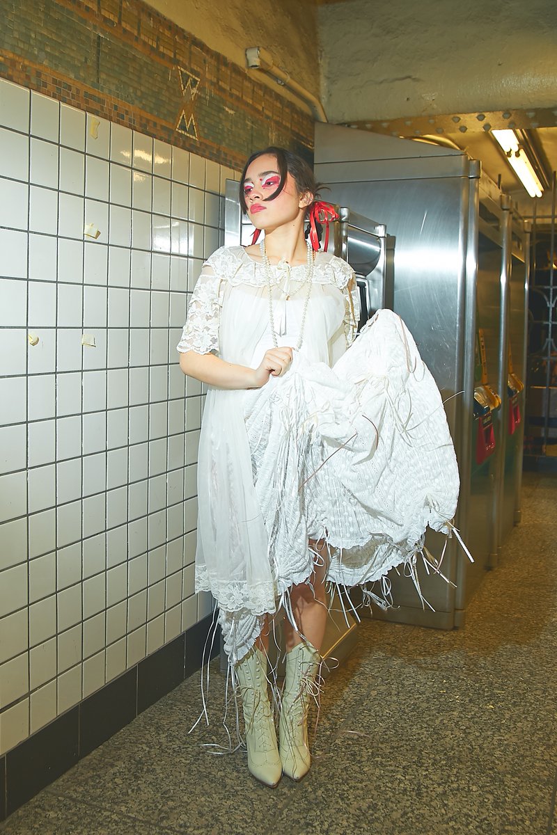 SS23 The Kiana Top in White Embroidery and SS25 The Angelina Skirt for 28th Street Uptown