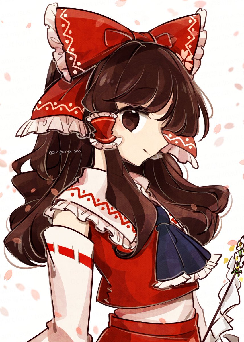 miyama_sos's tweet image. イチオシ霊夢は花映塚霊夢。