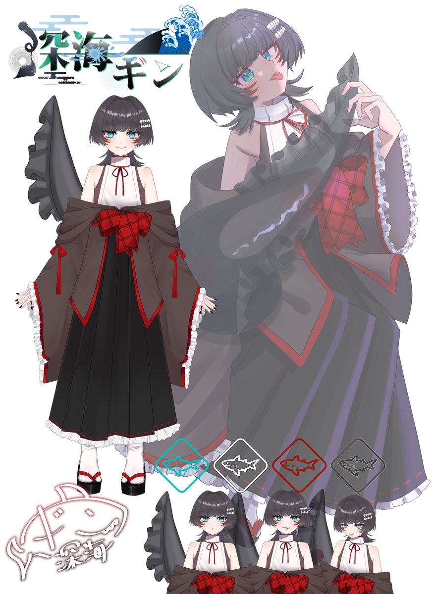 深海ギン🦈⚫️深海鮫VTuber tweet media