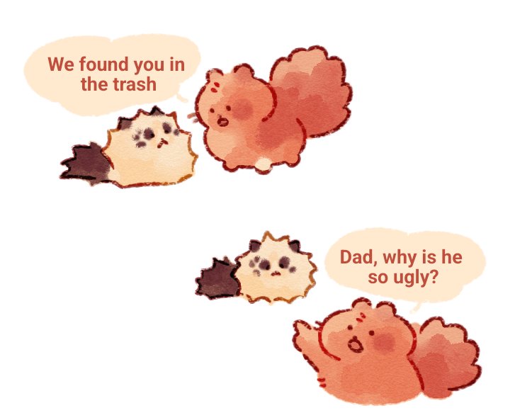 carboniila's tweet image. AU where Firestar adopted Darktail because I thought it would be funny