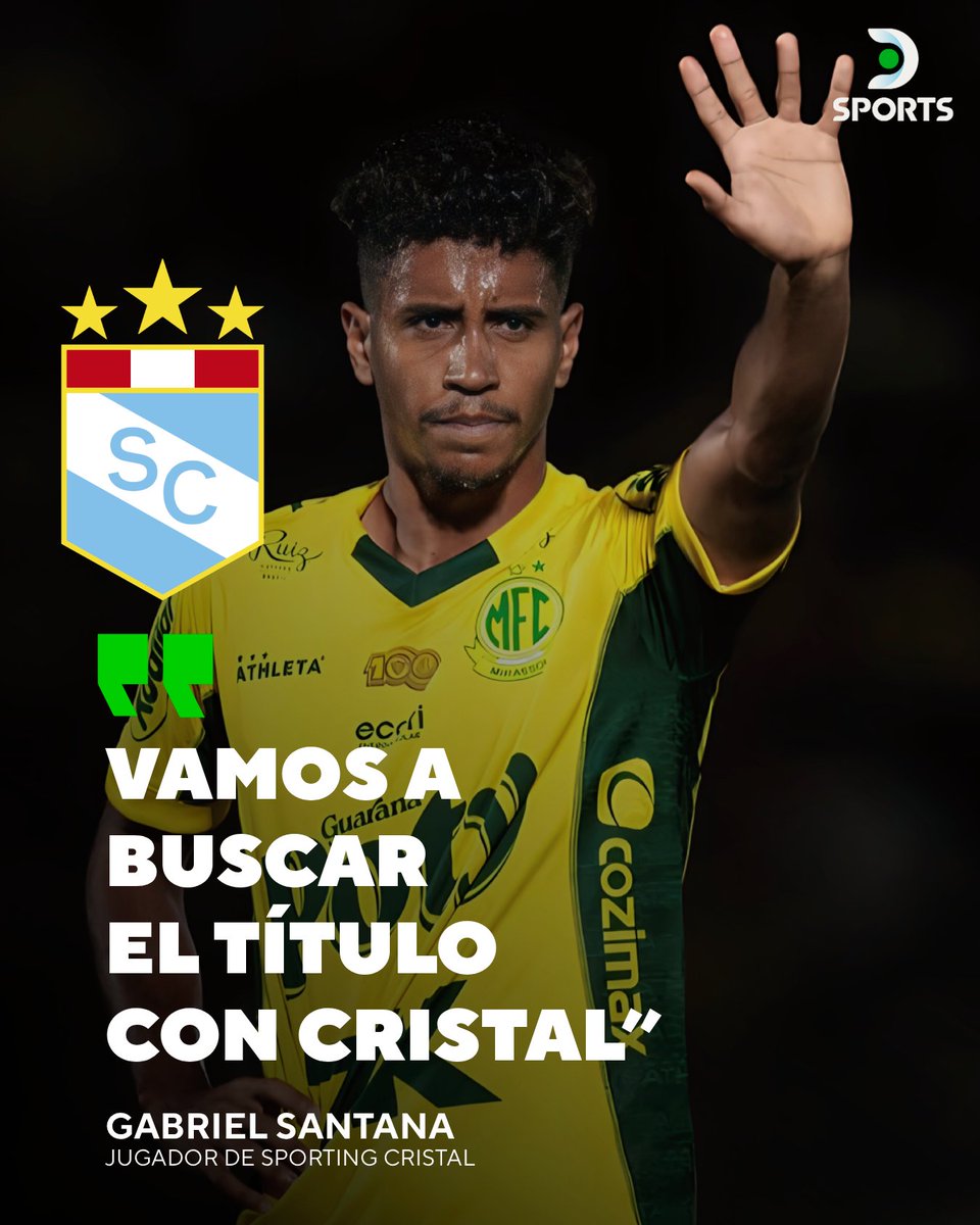 DSportsPE's tweet image. "ME VOY A ENTREGAR AL MÁXIMO" 💎🇧🇷

⏩ Gabriel Santana, refuerzo de Sporting Cristal, dio sus primeras declaraciones tras arribar a la capital.

¿Cómo crees que le irá en el Rímac? 👇