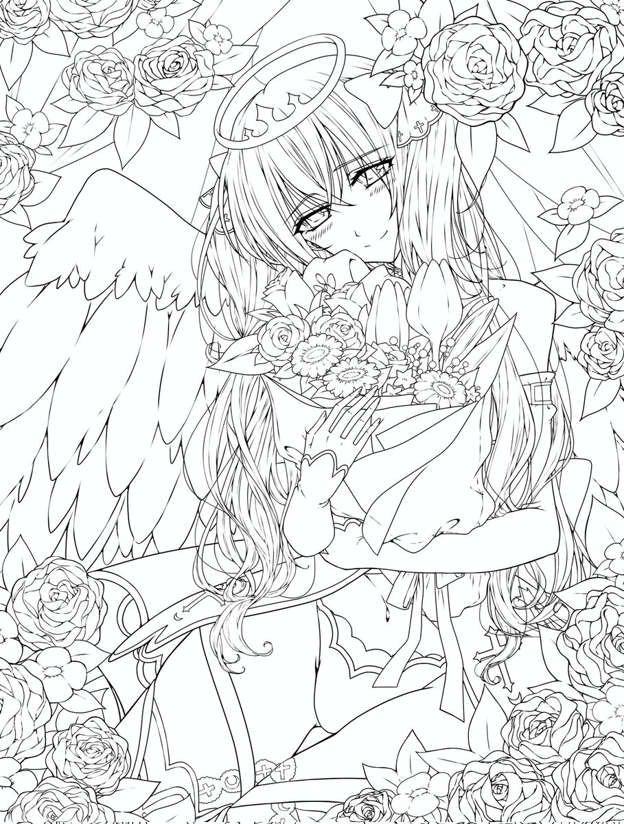 規約で依頼絵の途中経過をあげられなかったのでここで発散しないと