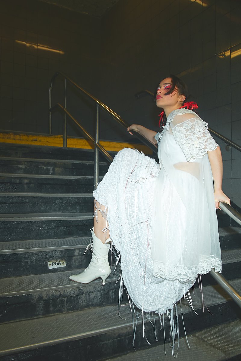 SS23 The Kiana Top in White Embroidery and SS25 The Angelina Skirt for 28th Street Uptown