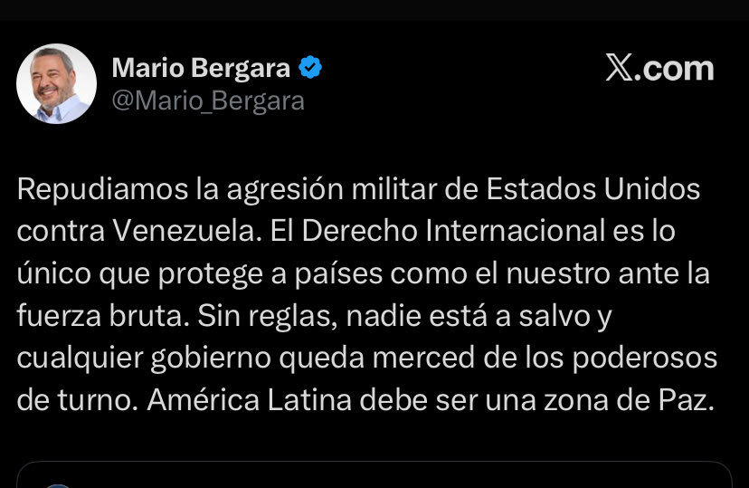 Intendente: concéntrese en limpiar Montevideo, que es una mugre, en lugar de estar alcahueteando dictadores.