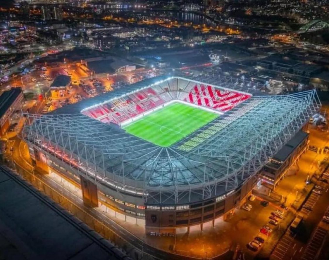 🚨 Sunderland have plans to expand the Stadium of Light to a capacity of 84,000 seats which would make it one of the largest stadiums in Europe.

The project will go ahead if the club manages to stay in the Premier League this season.