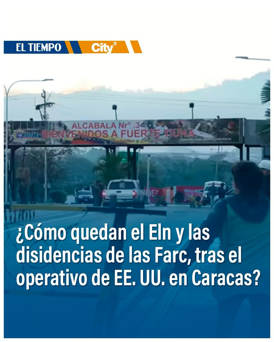 ELTIEMPO's tweet photo. #ContenidoPremiumET | ¿Cómo quedan el Eln y las disidencias de las Farc, tras el operativo de EE. UU. en Caracas que dejó la captura de Nicolás Maduro? 🔽 https://t.co/Z6jDK2nW3Y https://t.co/TS1Lpxk6vt
