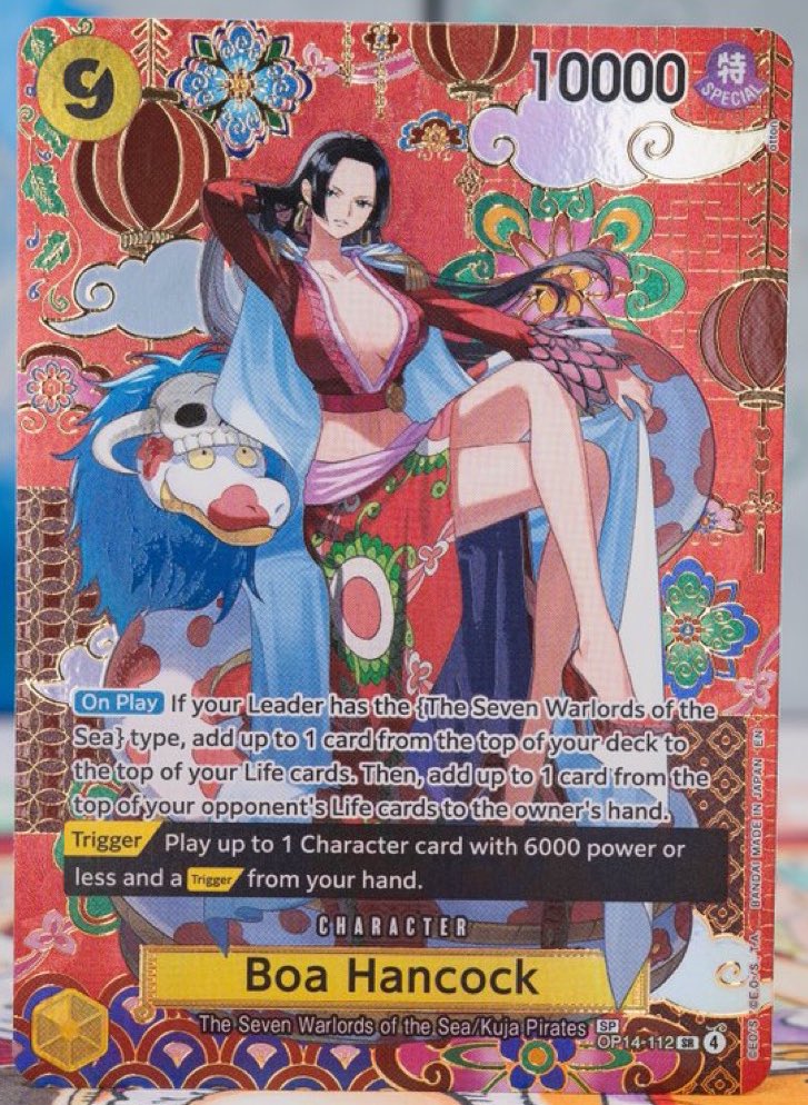 Official In-Person look at Boa Hancock SP! In One Piece OP14-EB04!! 😍