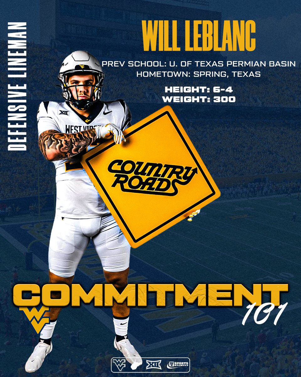 After landing Will LeBlanc, we break down his production, versatility, and why he makes sense for a #WVU defensive line that needs answers.

Commit 101 👉 gowvu.us/a6efba