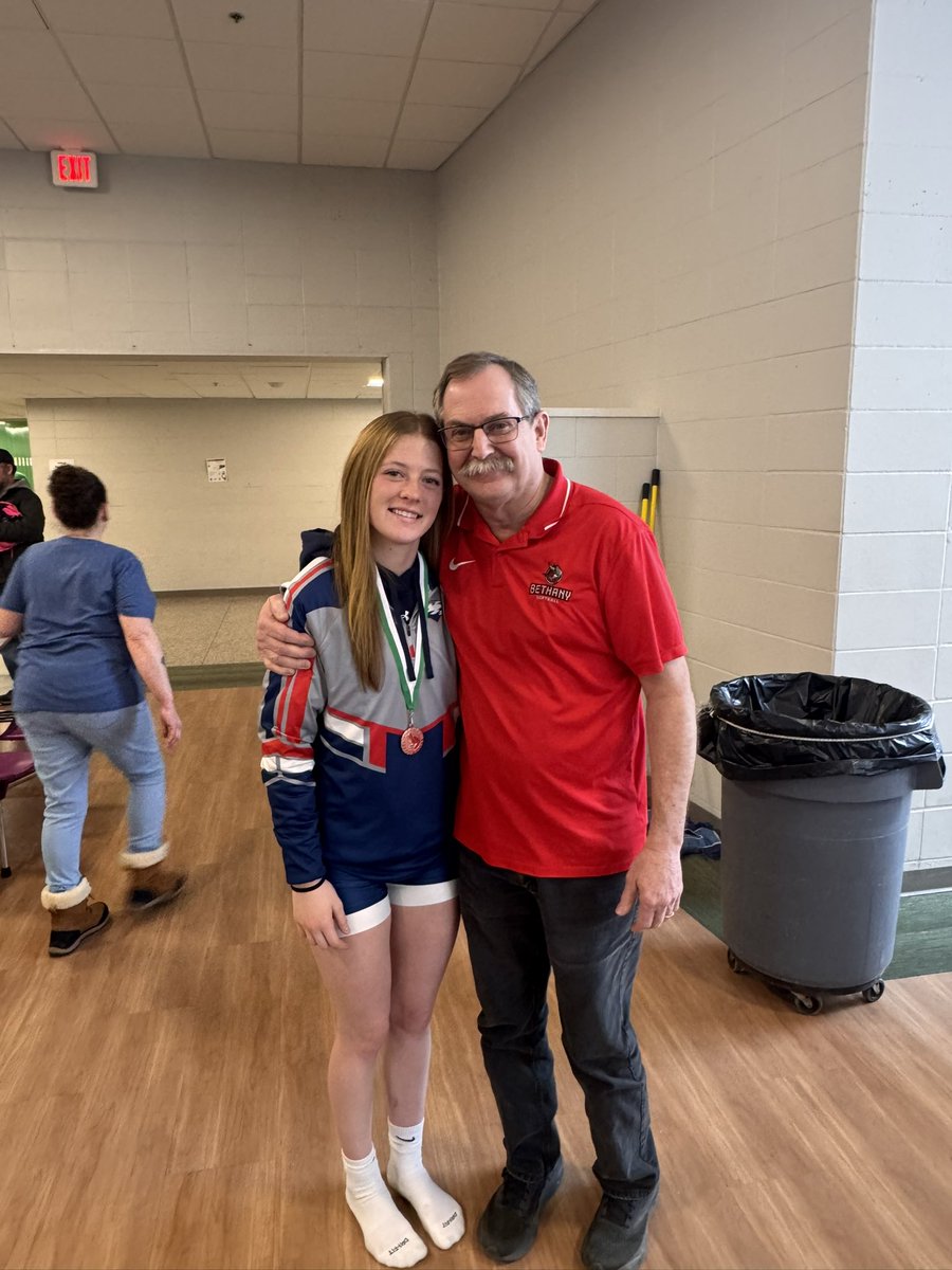 Great day of wrestling today taking home 3rd, and a huge thank you to Coach John from Bethany Lutheran softball for making the trip to come watch!