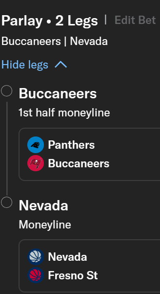 SheetBlueLLC's tweet image. #NFL first half bet, and #NCAABB Little Risky, Have Leans on Panthers to win +3. Tail or Fade - Back up account is @SheetBlueCo I just can not upload music on here. GL if you decide to tail. #GamblingX #GamblingCommunity #GamblingTwitter