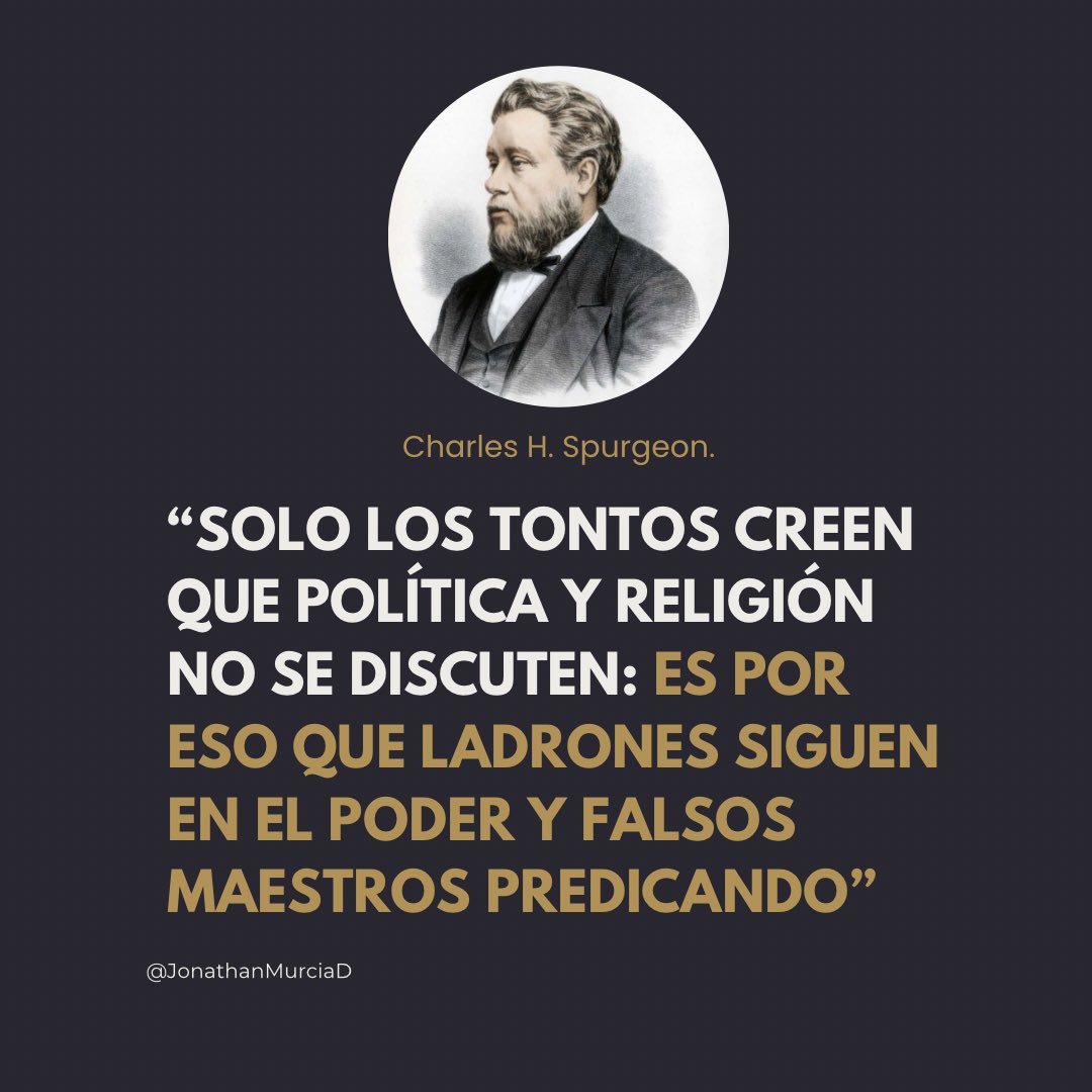 ¿No puede participar el cristiano en politica? FALSO ❌

El cristiano debe ser activo tanto en política como artes, ciencias, en todo, porque ve la vida como una realidad total.

Esa división de ver unas cosas espirituales y otras no, no es cristianismo surgió del neoplatonismo,