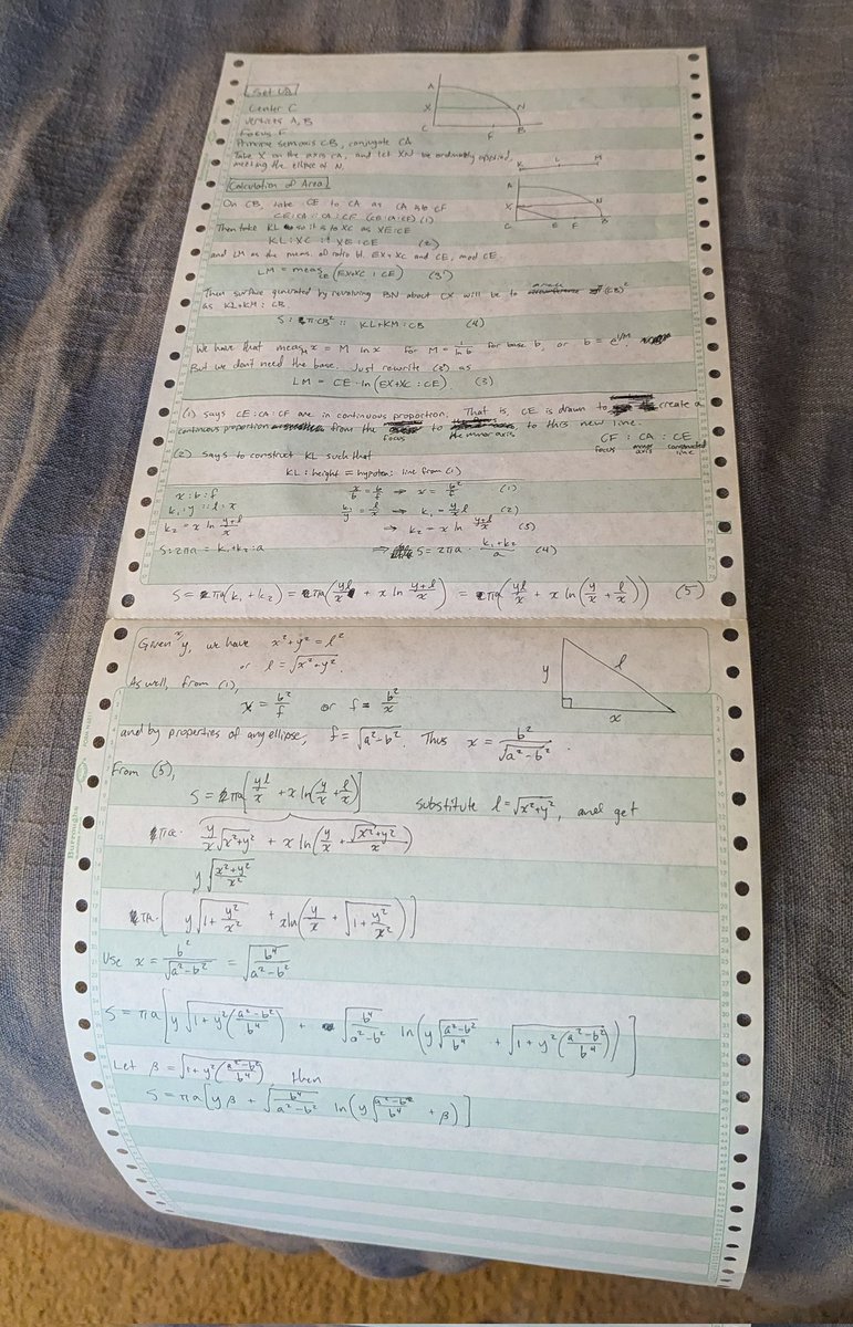 analog_sam's tweet photo. Working out math stuff on old computer paper is the right vibe for 2026 https://t.co/9UTjqd7EAq