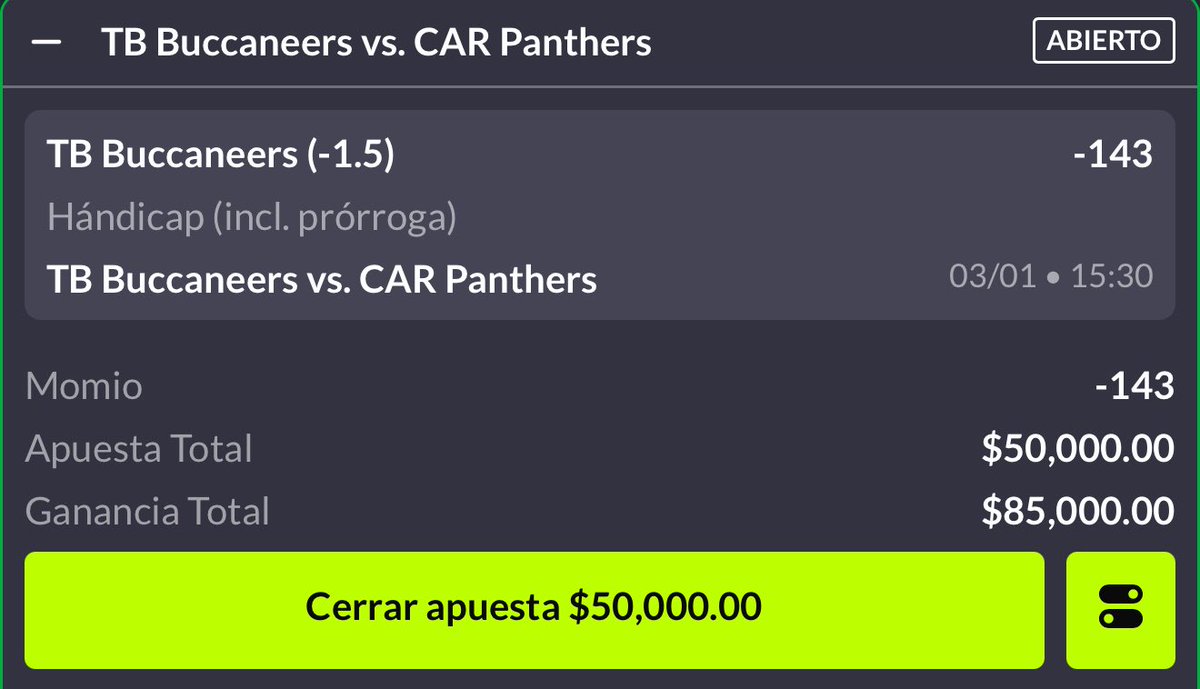hugowx_'s tweet image. Ya se antoja gratis no? Vamos con uno express lo ganaríamos hoy mismo🪜👀

Paso 1. Yo lo inicio con $50,000 😈

De ganar la siguiente jugada sería en el Seahawks vs 49ers