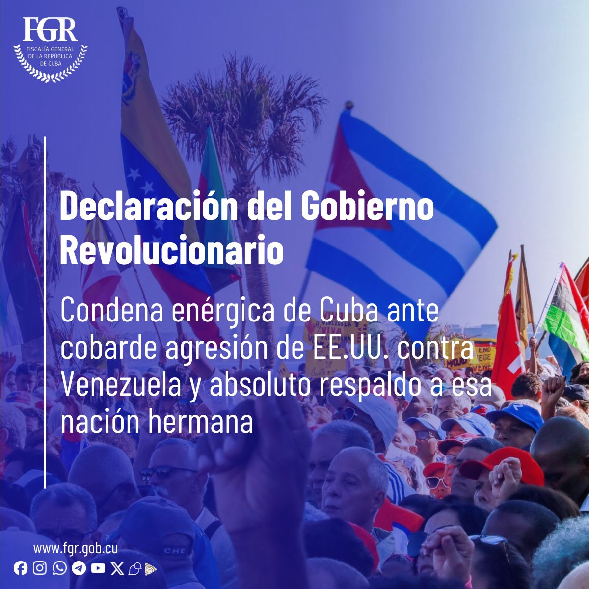 MindusIndustria's tweet image. #IndustriasCuba condenamos la agresión del gobierno de #EEUU contra #Venezuela. Defendamos que América Latina siga siendo #ZonaDePaz