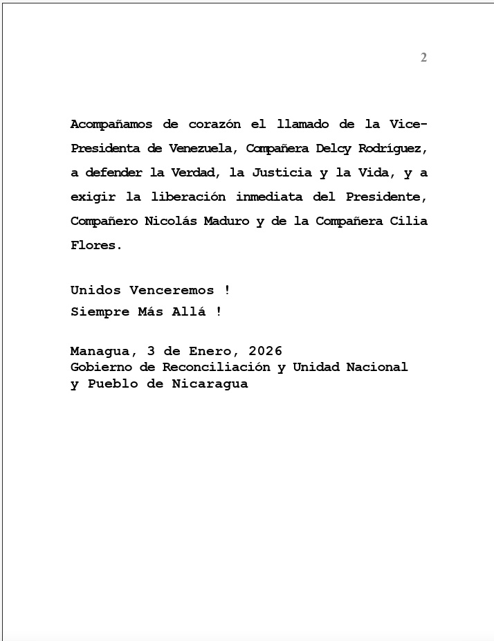 🔰 NICARAGUA POR LA VERDAD, LA PAZ, LA JUSTICIA Y LA VIDA🇻🇪🇳🇮

#Nicaragua #Venezuela