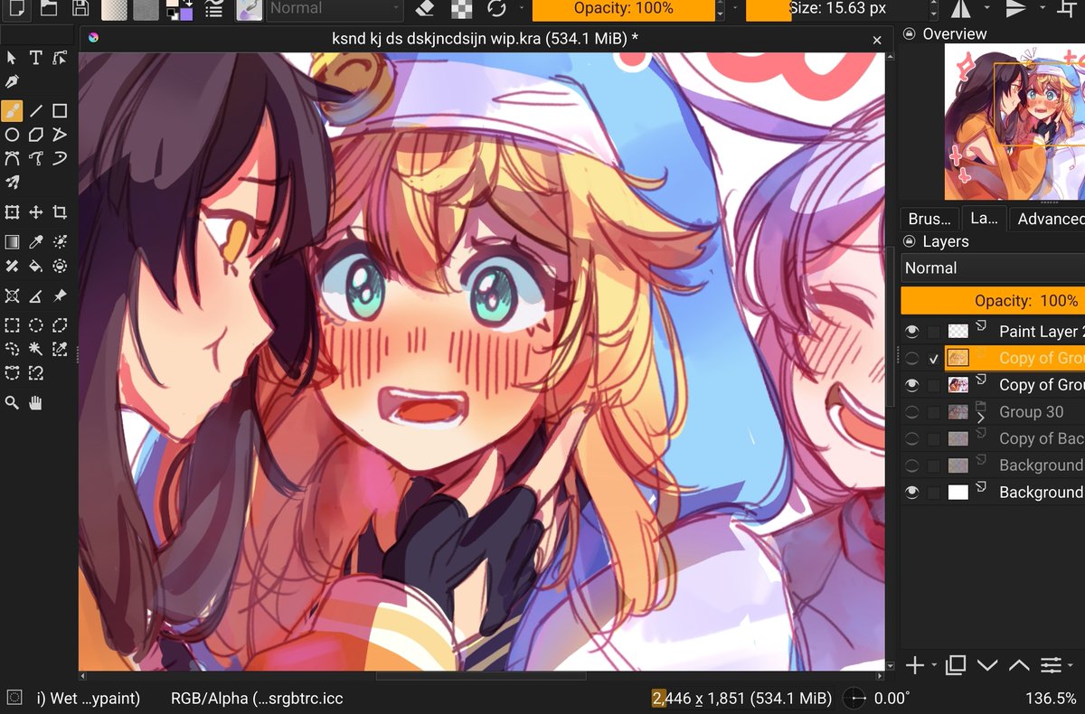 supacreamss's tweet photo. Some before and after of Bridget's face rendering <3 https://t.co/A2YHDTqUTf