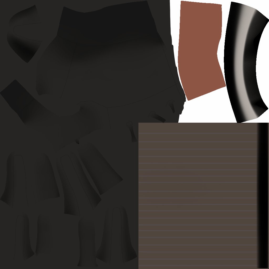 TF2DevTrivia's tweet image. The textures for Spy’s viewmodel arms not only use an outdated palette, but the red textures were also compiled with the blue skin’s pinstripe layer enabled, seemingly by mistake.