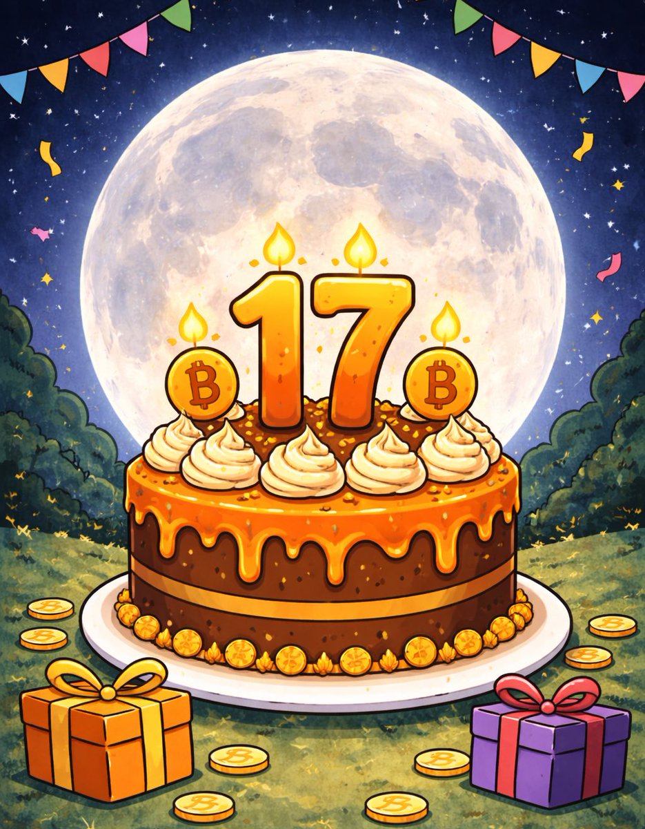TaprootWitches's tweet image. HAPPY FIRST SUPER FULL MOON OF 2026! 🌕

HAPPY BIRTHDAY, BITCOIN! 🥳

17 years since the Genesis Block.
Eternity to go.