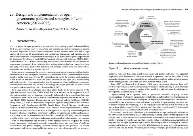 RIGA_LATAM's tweet photo. Welcome 2026! Chapter "Design and implementation of Open Government policies and strategies in Latin America" [2025] For download here: https://t.co/LX9oi0HaOp @redmatriz @cesarncruz @GIGAPP @TheOpenGovLab #OpenGov #OpenState #GobiernoAbierto https://t.co/fOU10RkI5D