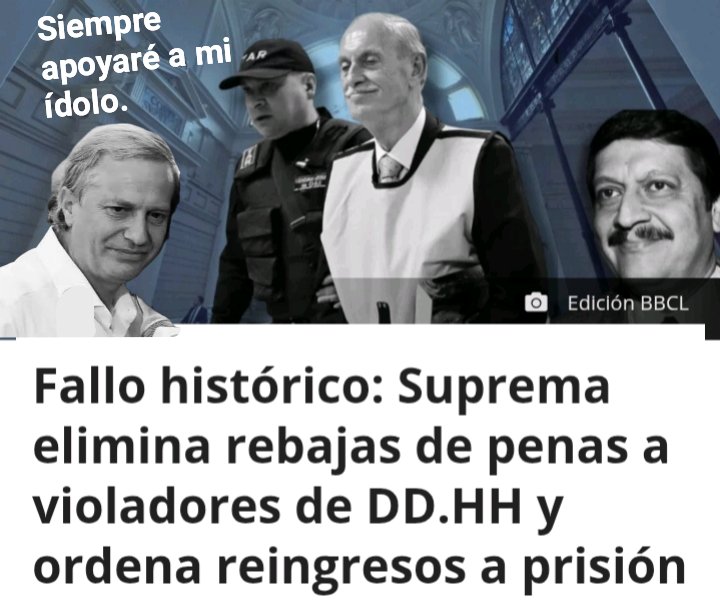 Incorru47125032's tweet photo. Shuuu, al reineto kast le salió el tiro por la culata. Pretendía q le rebajaran la pena a Krassnoff con un procedimiento llamado "media prescripción", sin embargo la corte suprema "le hizo tapita" y le aumentó la condena al demonio que mató a la bella Carolina Wiff.
Aplausos 👏👏 https://t.co/JHX67HAJlv