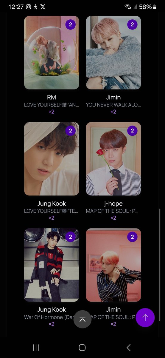 Will accept any pc I don't have for all, but dalmajung for