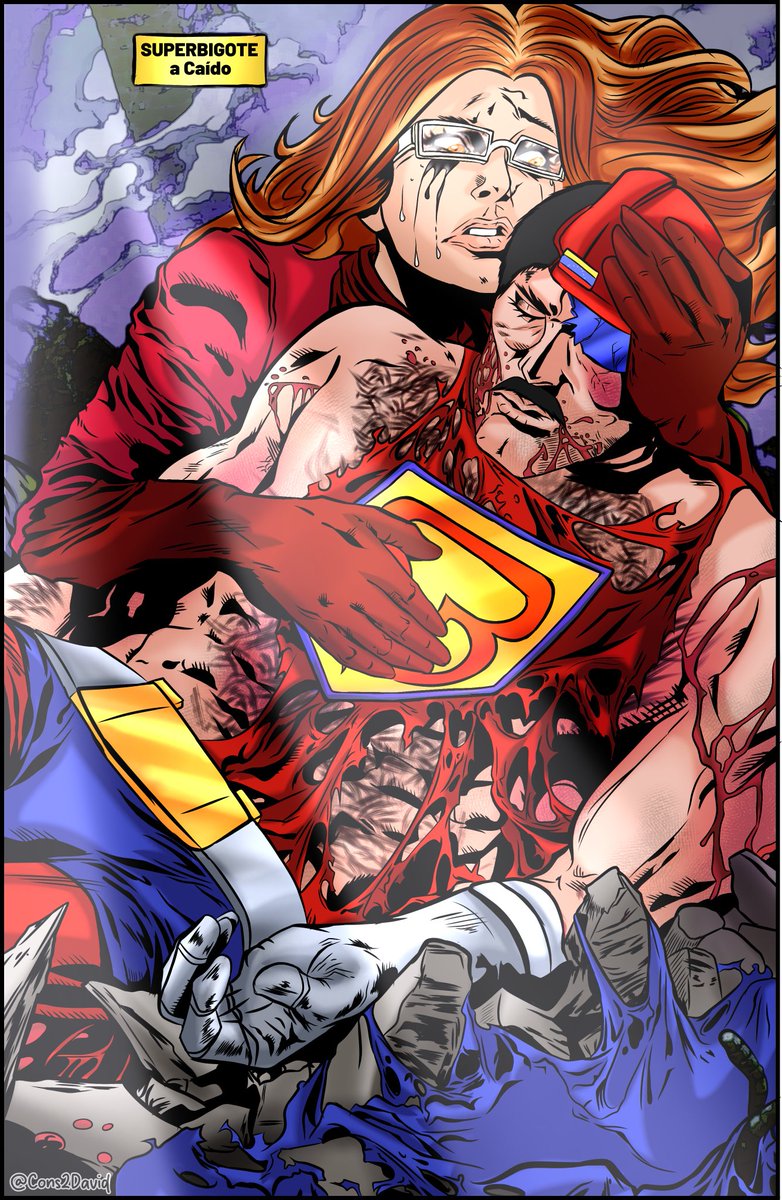 Cons2David's tweet image. Quién diría que el arco de #Superbigote terminaría su caída en la Madrugada de #Caracas 
¿ya no habrá una siguiente Temporada? XD

#NicolasMaduro #Venezuela