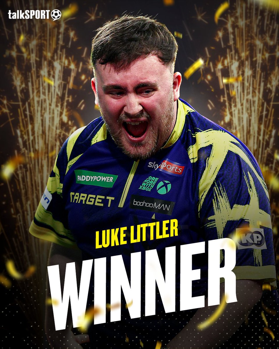 BACK TO BACK!!! 🏆🏆

Luke Littler thumps Gian van Veen 7-1 and becomes the first person to retain the PDC World Darts Championship since Gary Anderson in 2016. 🤯

On top of the world. 🌏🎯