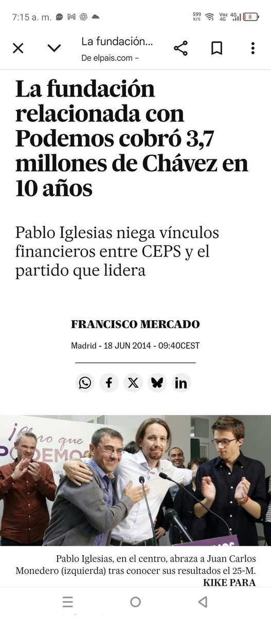 Percebe-se a dor da extrema esquerda aqui ao lado
No insuspeito EL País de 2014