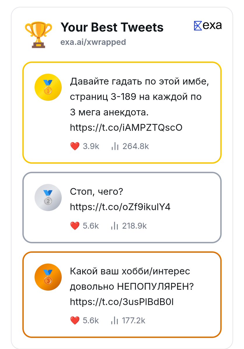 Хаппи хаппи никто кроме меня про них не помнит, ура
