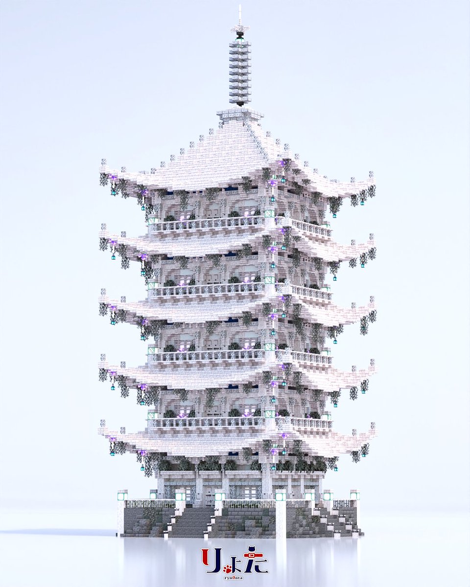 新年初建築
- 白い五重塔 -

Builder @ryo0ota_pi

𓏲𓎨~~~~~~~~~~~~~~~~~~~~~~~~~𓏲𓎨
🖥Version: JAVA 1.21.9
🏞Resourse pack: Vanilla/Default 
🌄Shaders:  Complementary Unbound
𓏲𓎨~~~~~~~~~~~~~~~~~~~~~~~~~𓏲𓎨

📌Tags
#りょたクラ
#minecraft
#minecraftbuilds