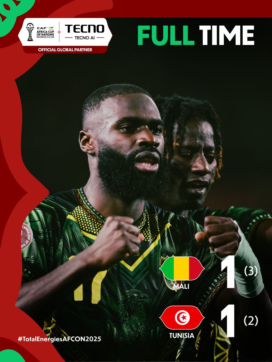 🇲🇱 Encore décisif, Lasso disputera les quarts de finale de la CAN avec le Mali, face au Sénégal ! 👏 #TeamAJA