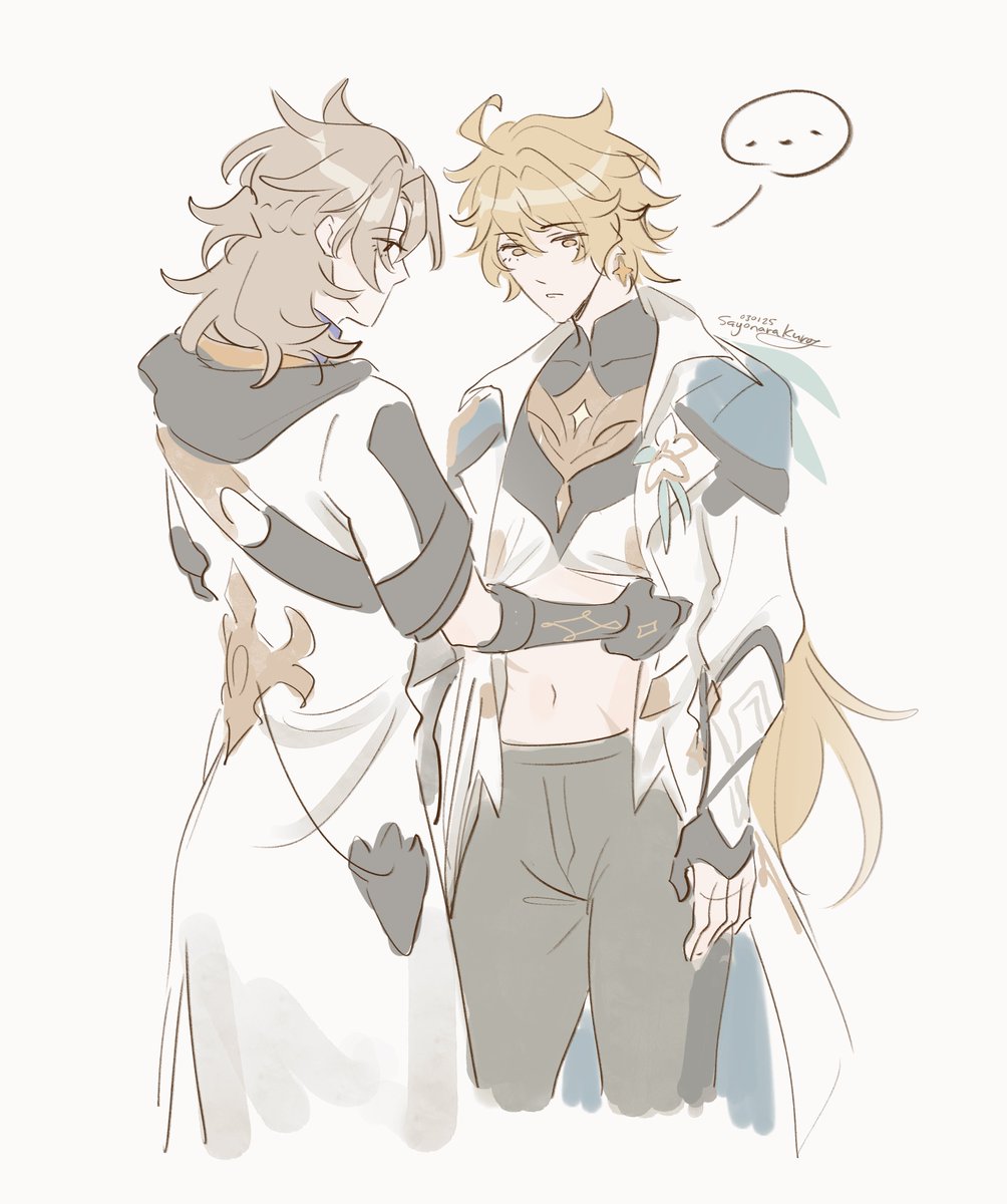 Sayonara_Kuro's tweet image. Albedo doesn't agree with the censoring #Albether