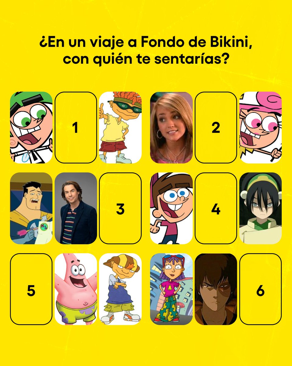 Viaje directo a Fondo de Bikini 🌊✈️
¿Con quién te sentarías en el avión? 👀
Elegí bien… y miralos en Pluto TV
