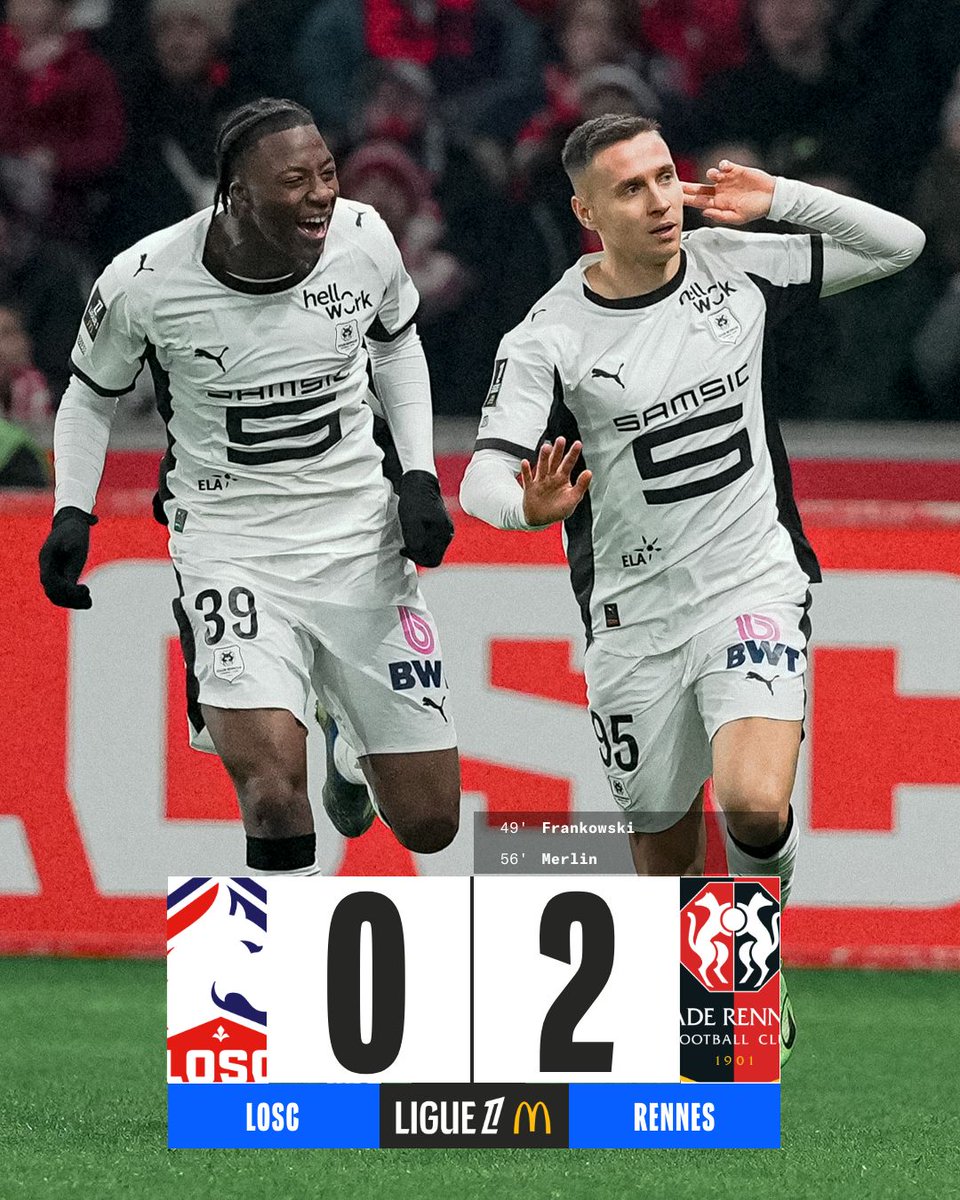 7 انتصارات في آخر 8 مباريات ✅
 3 انتصارات متتالية 🔥

أداء رين الخيالي لا يتوقف 👏