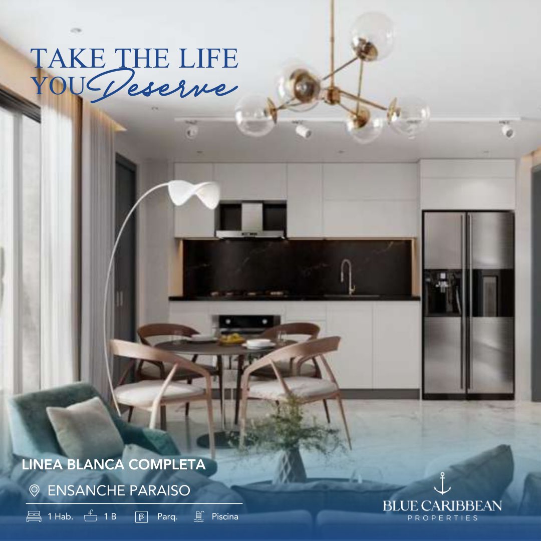 RachedJouini's tweet photo. 📍 PIANTINI / PARAÍSO – SANTO DOMINGO

Apartamento nuevo de 1 habitación, con línea blanca completa, ubicado en una torre residencial moderna con todas las amenidades:
🏊 Piscina infinity
🏋️ Gimnasio equipado
💻 Área de co-working
🔥 Terraza social con BBQ
🛗 Ascensores … https://t.co/SBaAF3i6tZ