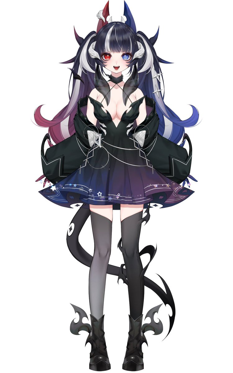 KarielNarivae's tweet image. haha what if i posted my full new vtuber model just because i can 😗 (erm hi 🫣)