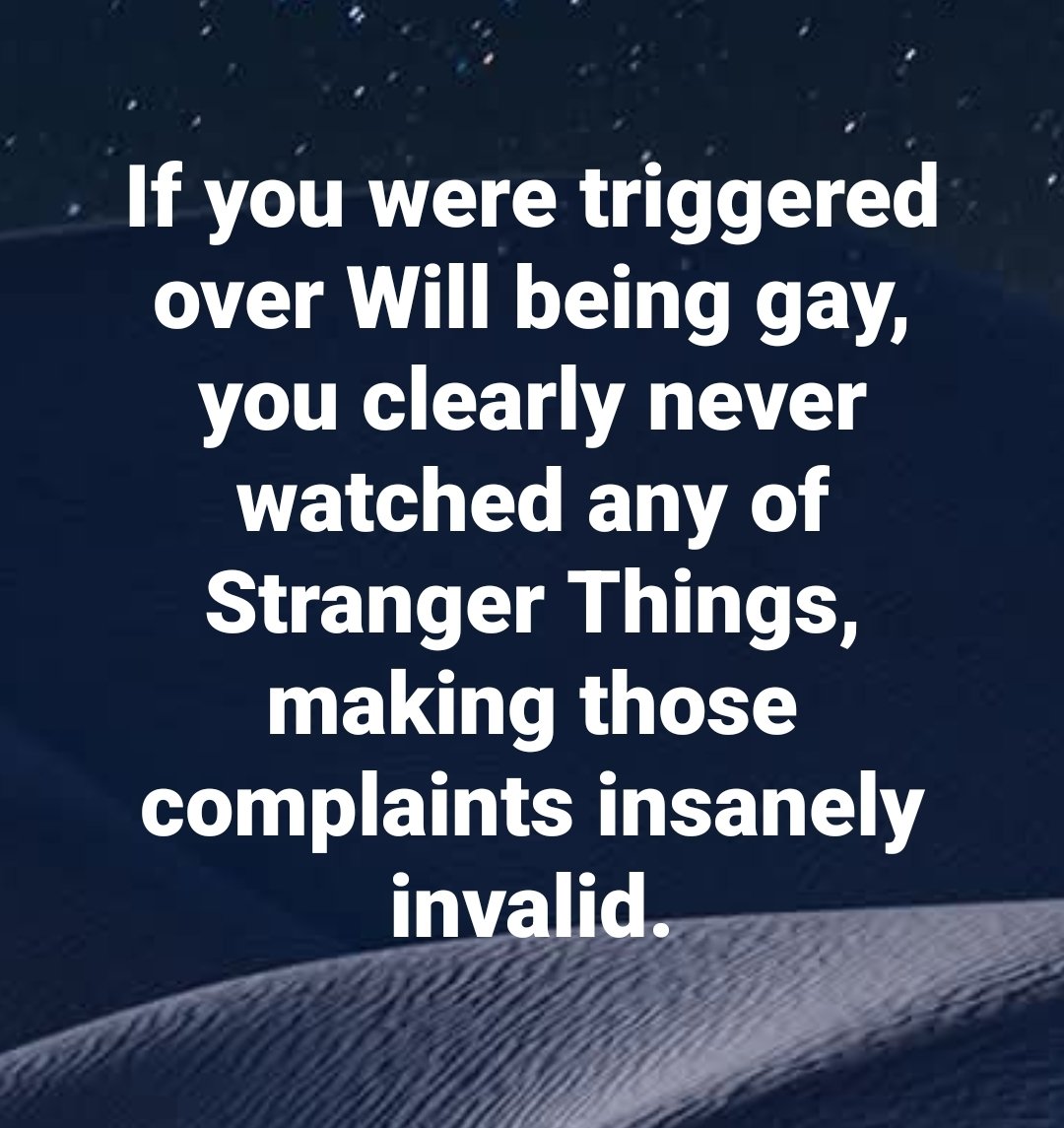 MAGA will complain about anything, even if they don't even know what they're complaining about. #StrangerThings5